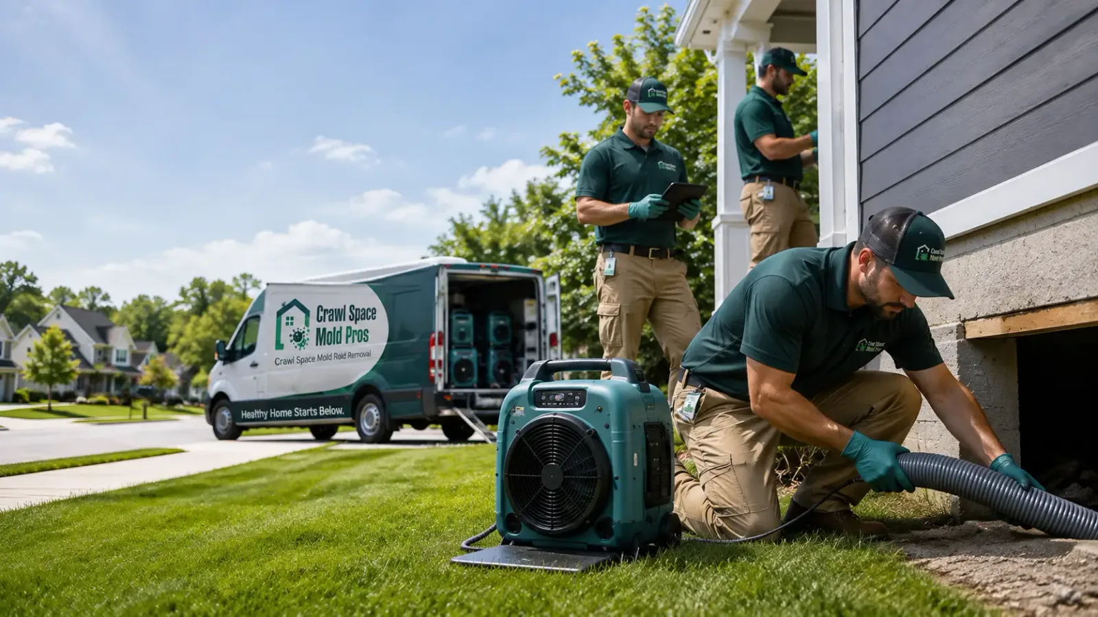 Crawl Space Mold Removal in Republic, OH